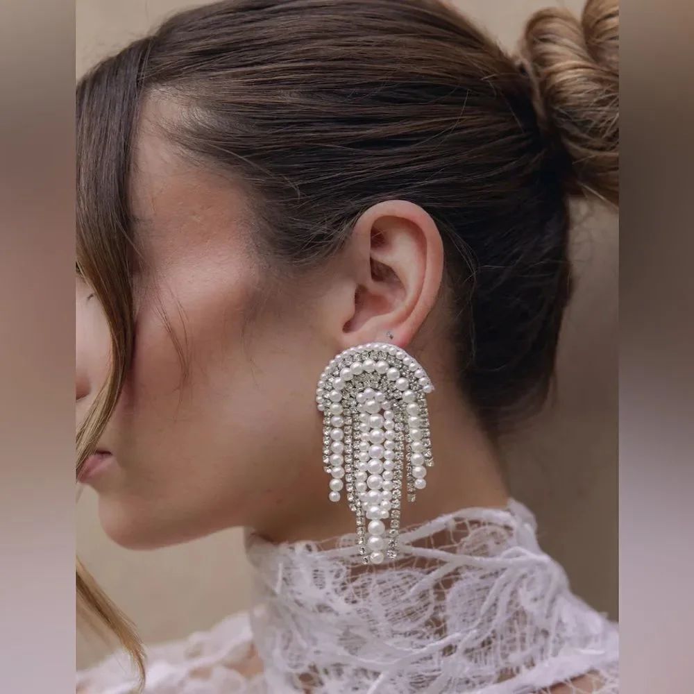 Pearl drop Earrings N1445